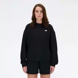 Foot Locker New Balance Essentials Sweatshirts Dames - Zwart - Maat XS - Katoen Fleece aanbieding