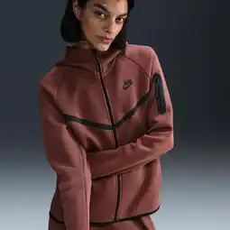 Foot Locker Nike Tech Fleece Hoodies Dames - Bruin - Maat M aanbieding