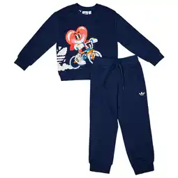 Foot Locker Adidas Made By Nelson Sweatshirts Peuter - Blauw - Maat 123 - 128 CM aanbieding