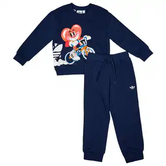 Foot Locker Adidas Made By Nelson Sweatshirts Peuter - Blauw - Maat 123 - 128 CM aanbieding