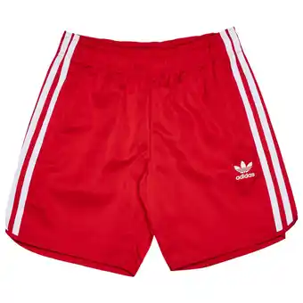 Foot Locker Adidas Adicolor 3-stripes Korte Broeken Kinder - Rood - Maat 147 - 152 CM - Poly Woven aanbieding