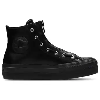 Foot Locker Converse Chuck Taylor All Star Sneakers Dames - Zwart - Maat 36 - Leer aanbieding