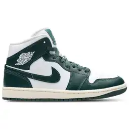 Foot Locker Jordan 1 Mid Sneakers Dames - Wit - Maat 36.5 - Polyester aanbieding