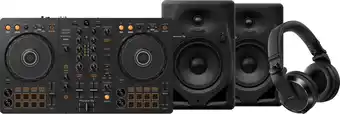 Coolblue Pioneer DJ DDJ-FLX4 + Pioneer DJ HDJ-X7 Zwart + Pioneer DJ DM-50D Zwart aanbieding