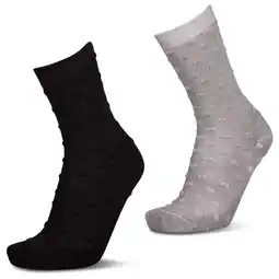 Foot Locker Foot Locker Crew 2 Pack Sokken Unisex - Zwart - Maat 39 - 42 - Katoen aanbieding
