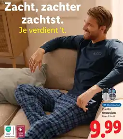 Lidl Esmara Herenpyjama aanbieding