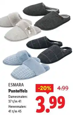 Lidl Esmara Pantoffels aanbieding