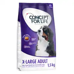 Zooplus 4x 1,5kg X-Large Adult Concept for Life Hondenvoer aanbieding