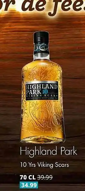 Mitra Highland Park 10 Yrs Viking Scars aanbieding