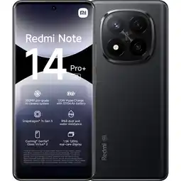 MediaMarkt XIAOMI Redmi Note 14 Pro+ - 5G - 256GB - Midnight Zwart - 256 GB Zwart aanbieding