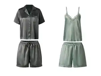 Lidl esmara Satijnen dames pyjama aanbieding