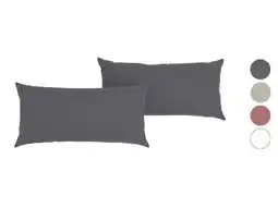 Lidl LIVARNO home 2 Mousseline kussenslopen 80 x 40 cm aanbieding