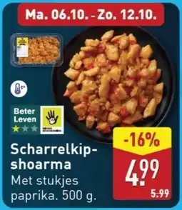 ALDI Beter Leven Scharrelkip- shoarma aanbieding