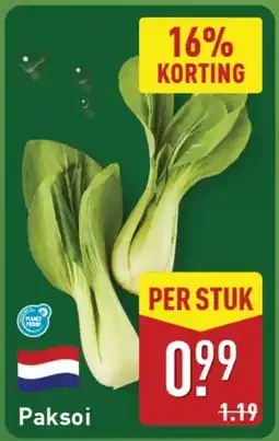 ALDI Paksoi aanbieding