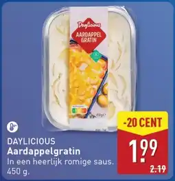 ALDI Daylicious Aardappelgratin aanbieding