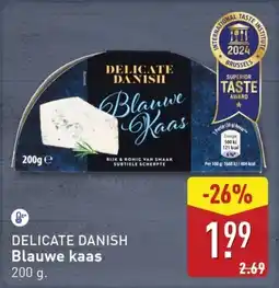 ALDI Delicate Danish Blauwe kaas aanbieding