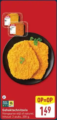 ALDI Gehaktschnitzels aanbieding