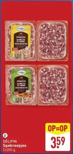 ALDI DÉLIFIN Spekreepjes aanbieding