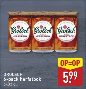 ALDI Grolsch herfstbok aanbieding