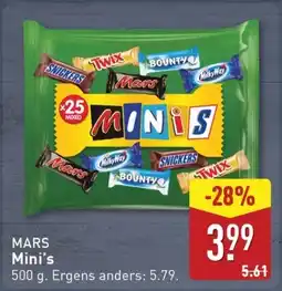 ALDI Mars Mini's aanbieding