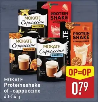 ALDI Mokate Proteïneshake of -cappuccino aanbieding