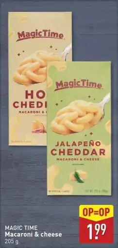 ALDI Magic Time Macaroni & cheese aanbieding