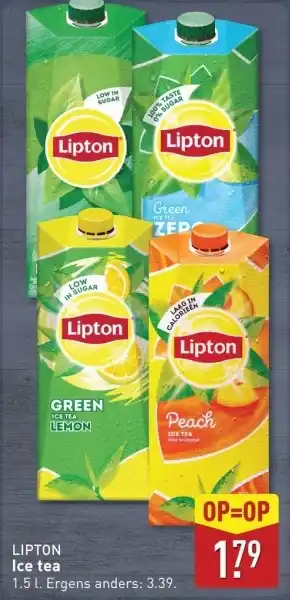 ALDI Lipton Ice tea aanbieding