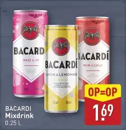 ALDI Bacardi Mixdrink aanbieding