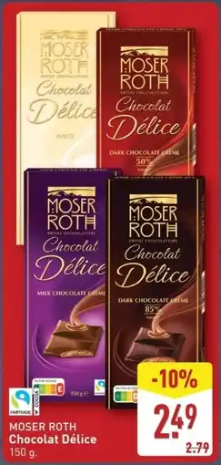 ALDI Moser Roth Chocolat Délice aanbieding