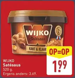 ALDI Wijko Satésaus aanbieding