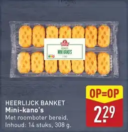 ALDI Heerlijck banket Mini-kano's aanbieding