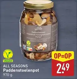 ALDI All seasons Paddenstoelenpot aanbieding