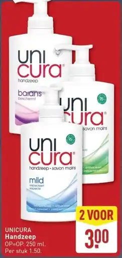 ALDI Unicura Handzeep aanbieding
