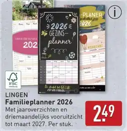 ALDI Lingen Familieplanner 2026 aanbieding