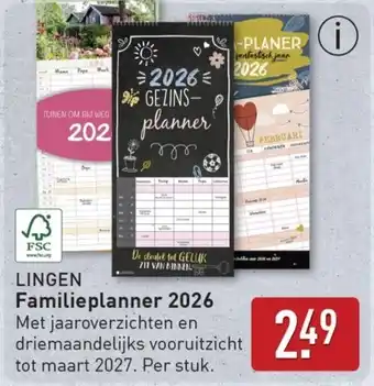 ALDI Lingen Familieplanner 2026 aanbieding