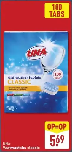 ALDI Una Vaatwastabs classic aanbieding