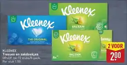 ALDI Kleenex Tissues en zakdoekjes aanbieding