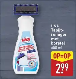 ALDI Una Tapijtreiniger met borstel aanbieding