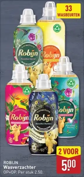 ALDI Robijn Wasverzachter aanbieding