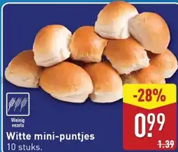 ALDI Witte mini-puntjes aanbieding