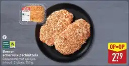 ALDI Boeren scharrelkipschnitzels aanbieding
