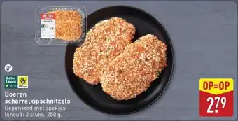 ALDI Boeren scharrelkipschnitzels aanbieding