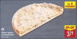 ALDI Halve appelkruimelvlaai aanbieding