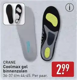 ALDI Crane Coolmax gel binnenzolen aanbieding
