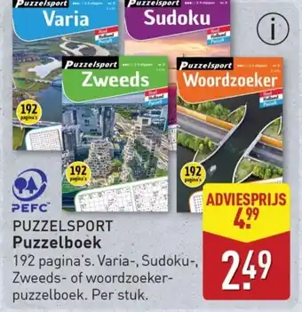ALDI Puzzelsport Puzzelboek aanbieding