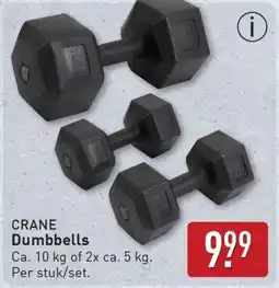ALDI Crane Dumbbells aanbieding
