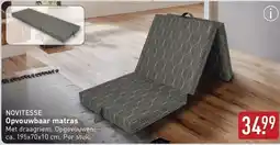 ALDI Novitesse Opvouwbaar matras aanbieding