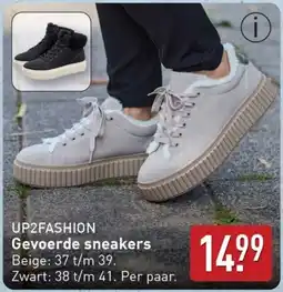 ALDI Up2fashion Gevoerde sneakers aanbieding