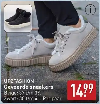 ALDI Up2fashion Gevoerde sneakers aanbieding