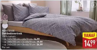ALDI Novitesse Dekbedovertrek aanbieding